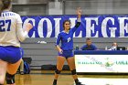 Volleyball vs MHC  Wheaton Women's Volleyball vs Mount Holyoke College. - Photo by Keith Nordstrom : Wheaton, Volleyball